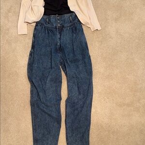 Jordache Vintage Acid Wash Blue Jeans